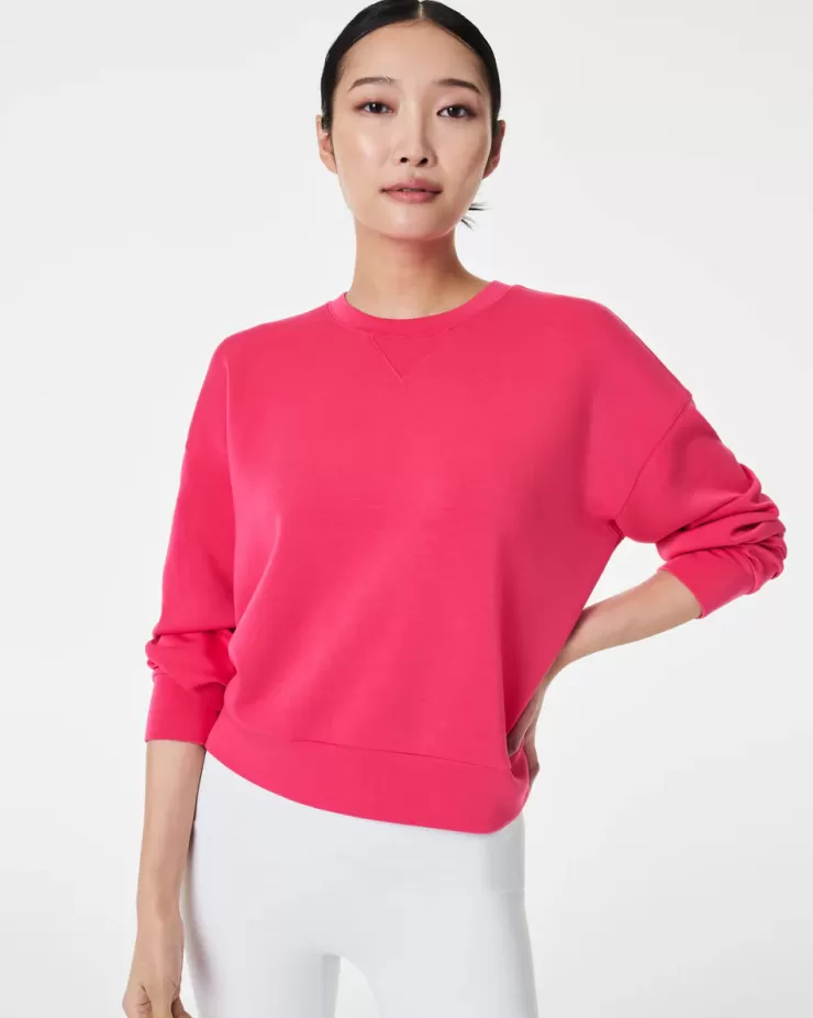 AirEssentials Crew Pullover In Cerise Pink>SPANX Hot