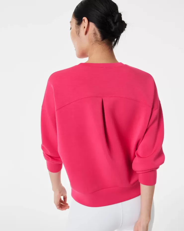 AirEssentials Crew Pullover In Cerise Pink>SPANX Hot