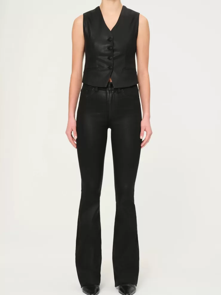Bridget Cropped Coated Denim In >DL 1961 Cheap