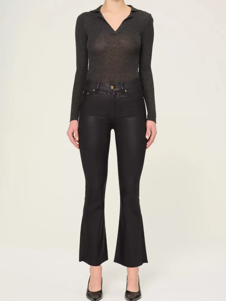 Bridget Cropped Coated Denim In >DL 1961 Cheap