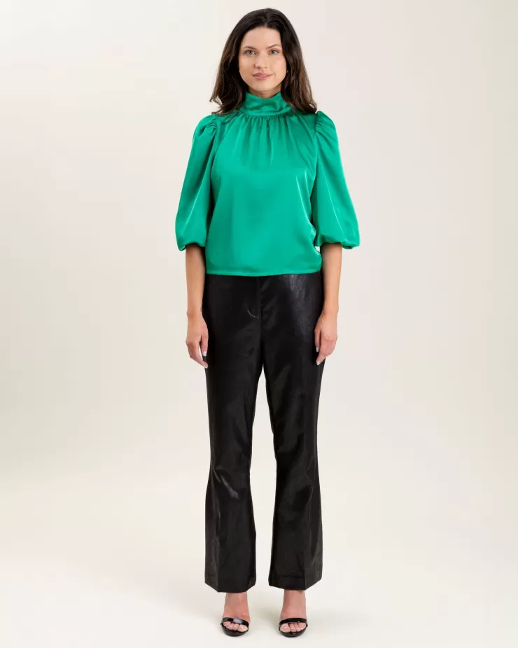 Carmen Puff Sleeve Top In >S'EDGE Discount