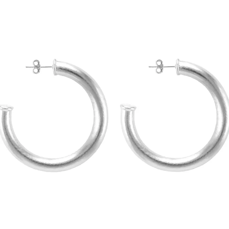 Chantal Hoops Earrings In >SHEILA FAJL Hot