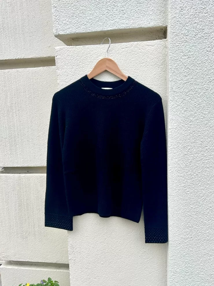 Crystal Rib Crew Neck Sweater In >KINROSS CASHMERE Online