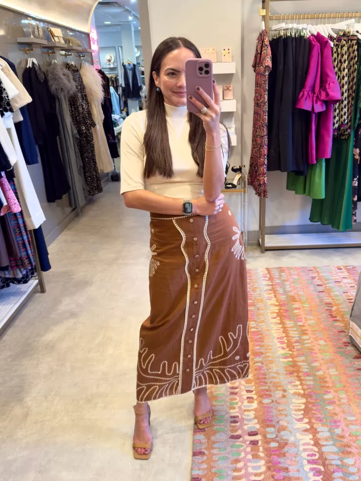 Portia Skirt In >ANNA CATE New