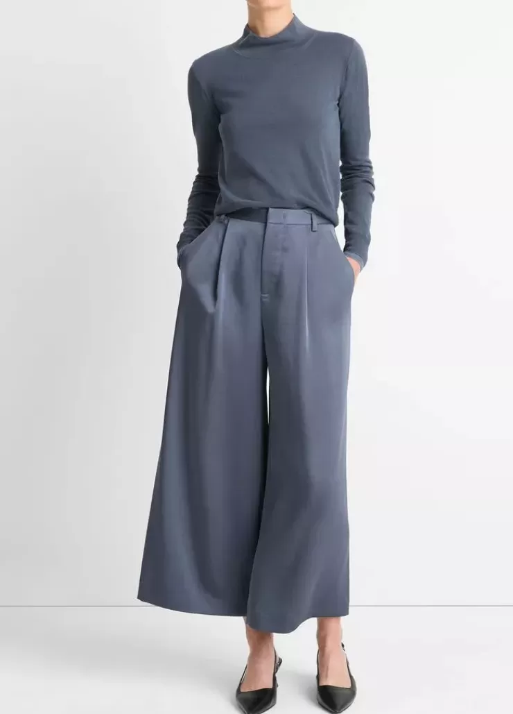 Satin Culotte Pants In >VINCE Online