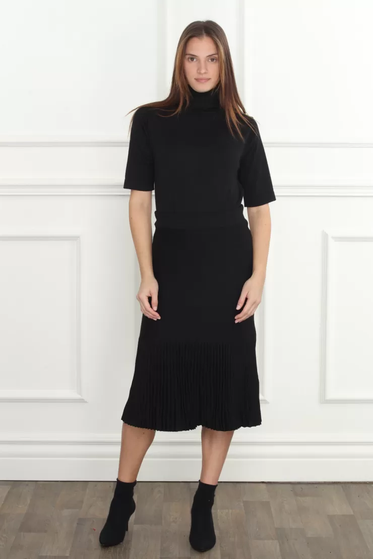 Turtleneck Elbow Sleeve Sweater In >ZERO DEGREES CELSIUS Store