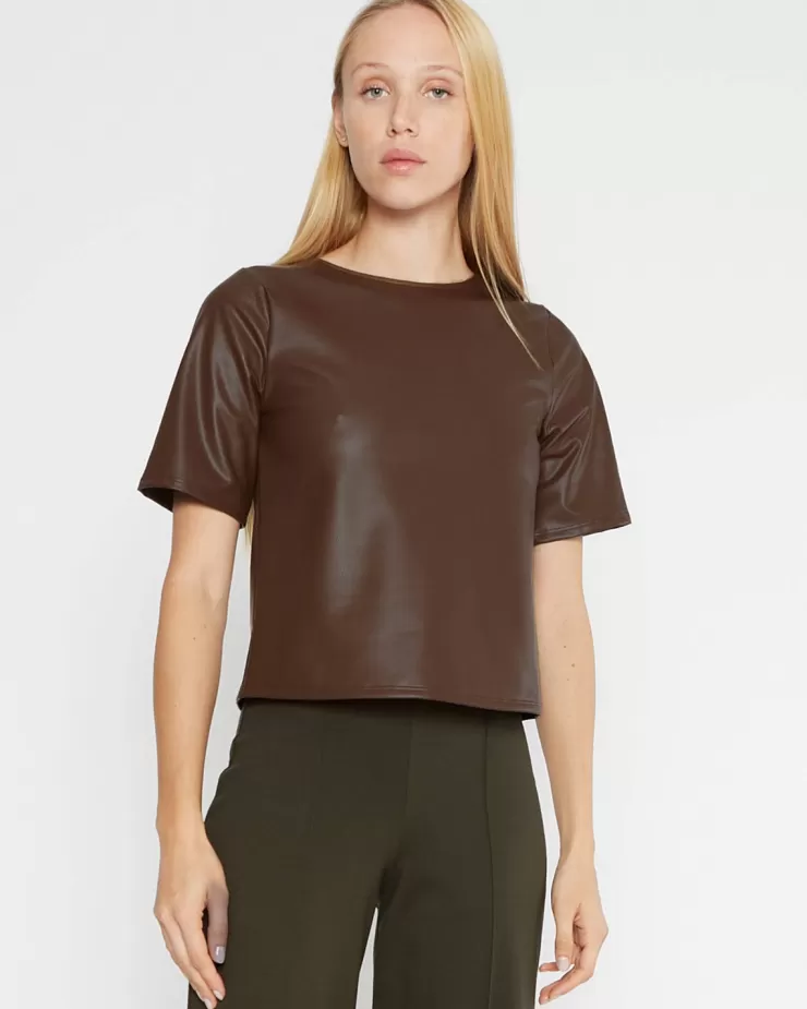 Vegan Leather Top In >RIPLEY RADER Best Sale